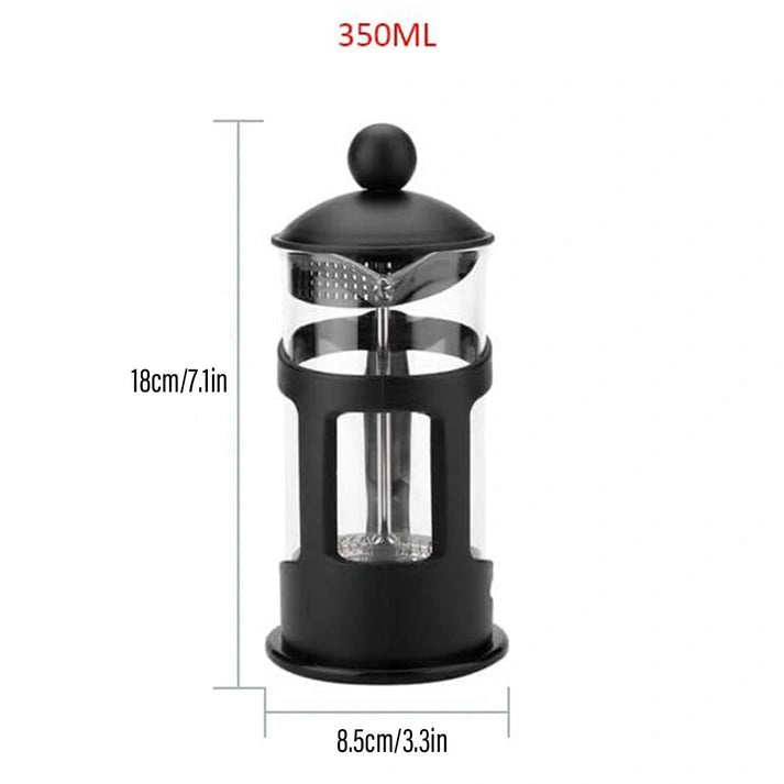 Aaponminimarket 350ml French Press Coffee Maker