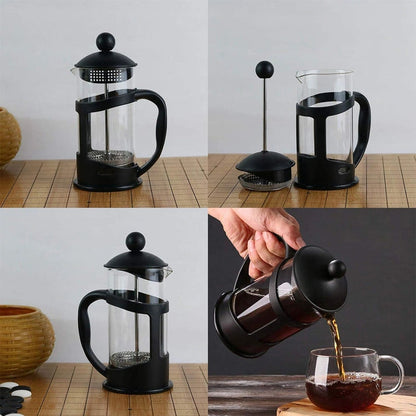 Aaponminimarket 350ml French Press Coffee Maker