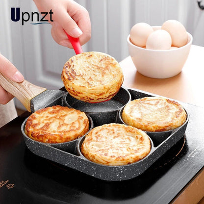 Aaponminimarket 4-Hole Omelet & Egg Frying Pan