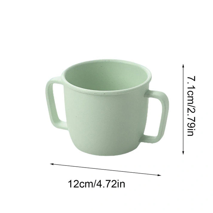 Aaponminimarket 4PCS Bamboo Fiber Milk Drinking Cups