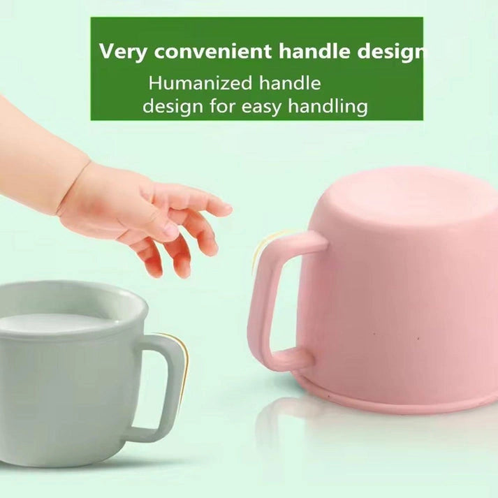 Aaponminimarket 4PCS Bamboo Fiber Milk Drinking Cups