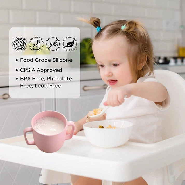 Aaponminimarket 4PCS Bamboo Fiber Milk Drinking Cups