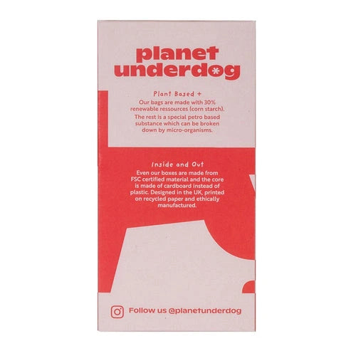 Aaponminimarket 60 Planet Underdog Compostable Dog Poop Bags - Red Box