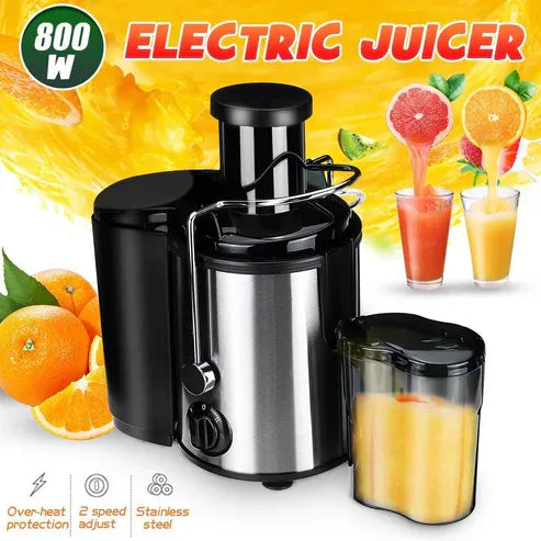 Aaponminimarket 800W Stainless Steel Juicer