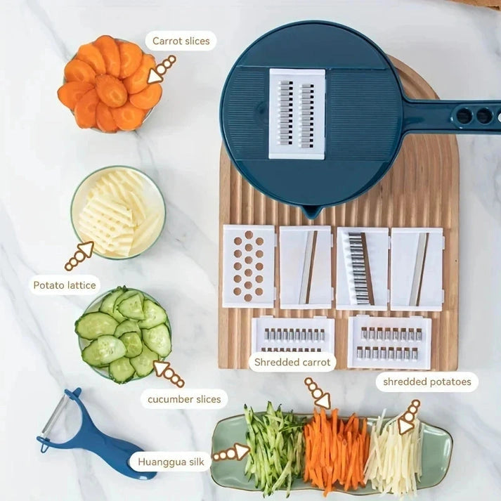 Aaponminimarket 9-in-1 Vegetable Cutter