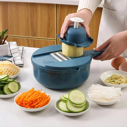 Aaponminimarket 9-in-1 Vegetable Cutter