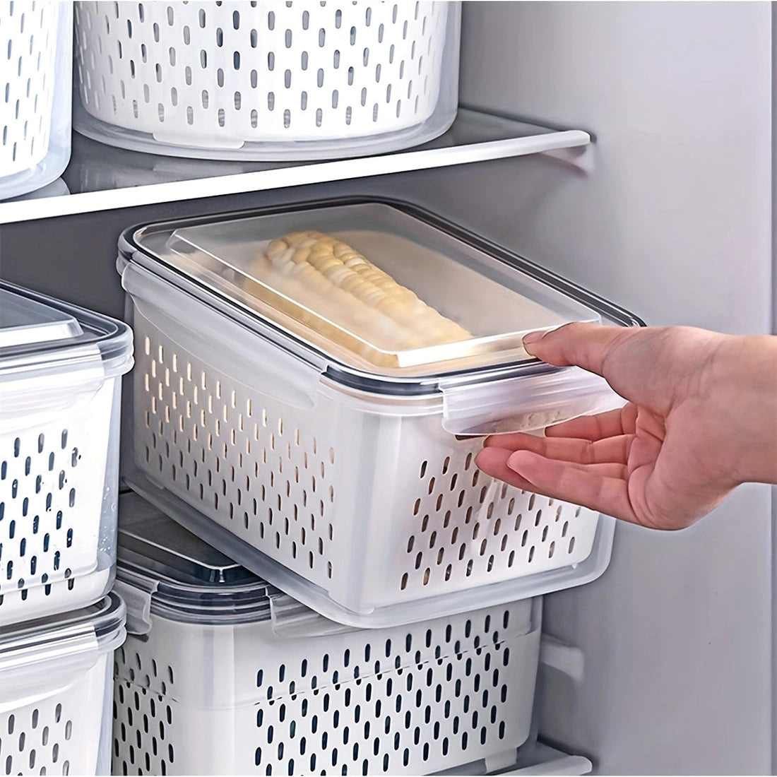 Aaponminimarket 9pcs BPA-Free Plastic Food Storage Containers Set