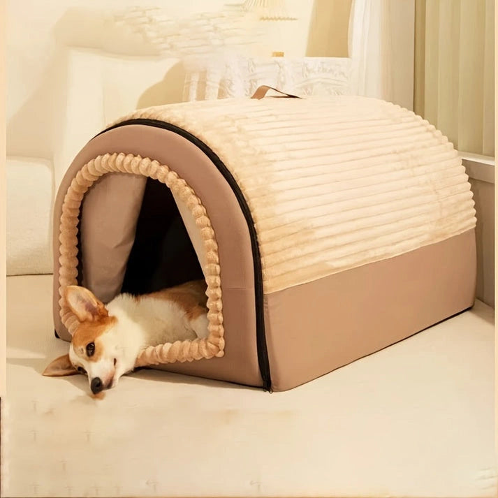 Aaponminimarket All-Season Pet Bed Kennel for Small to Large Pets