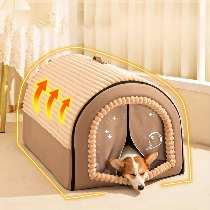 Aaponminimarket All-Season Pet Bed Kennel for Small to Large Pets