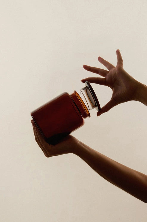 Aaponminimarket Amber Storage Jar Set