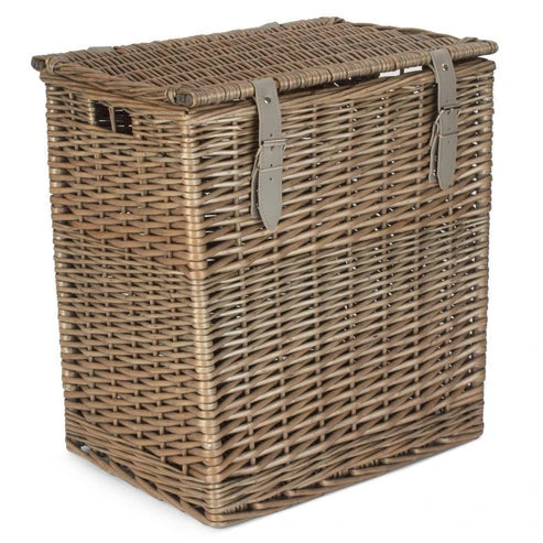Aaponminimarket Antique Wash Vintner Storage Wicker Basket