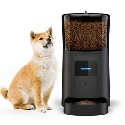 Aaponminimarket Automatic Cat Feeder WiFi Enable Smart Pet Dog Food Dispenser