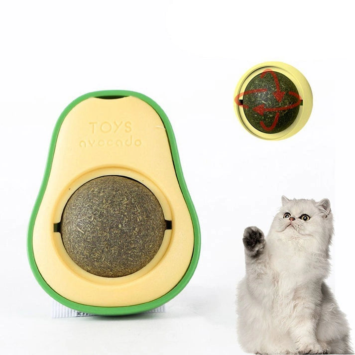 Aaponminimarket Avocado Catnip Wall Toy for Feline Fun
