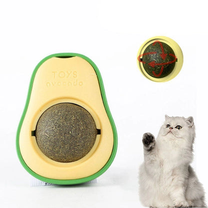 Aaponminimarket Avocado Catnip Wall Toy for Feline Fun
