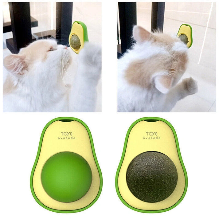 Aaponminimarket Avocado Catnip Wall Toy for Feline Fun