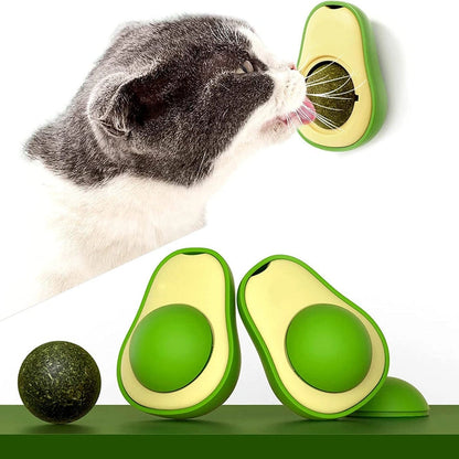 Aaponminimarket Avocado Catnip Wall Toy for Feline Fun