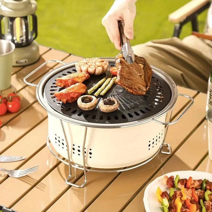 Aaponminimarket BBQ Grill Portable Tabletop