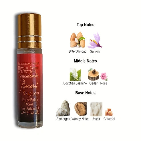 Aaponminimarket Baccarat Rouge Roll-On Perfume Oil