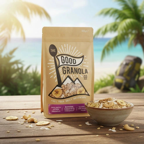 Aaponminimarket Banana, Cashew & Coconut Granola 400g