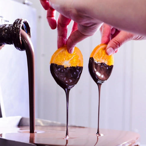 Aaponminimarket Belgian Dark Chocolate Dipped Candied Orange and Lemon Slices, 188g