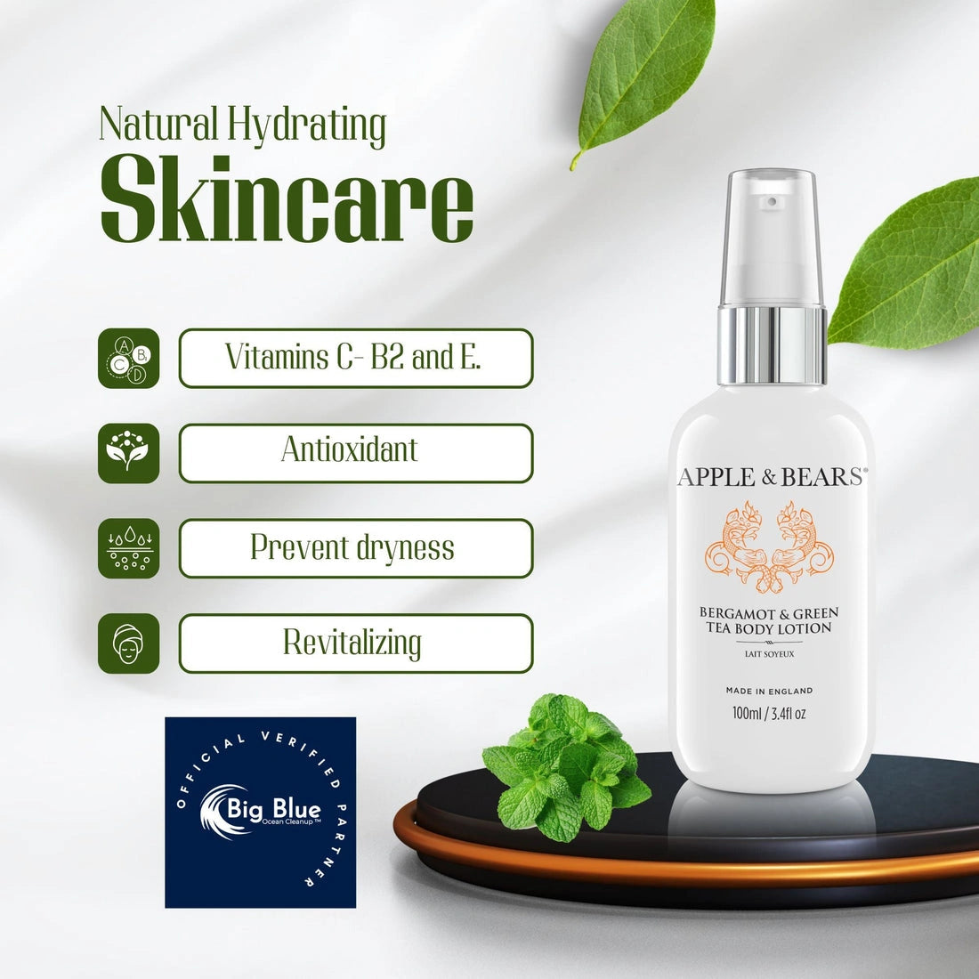 Aaponminimarket Bergamot & Green Tea Body Lotion 100ml