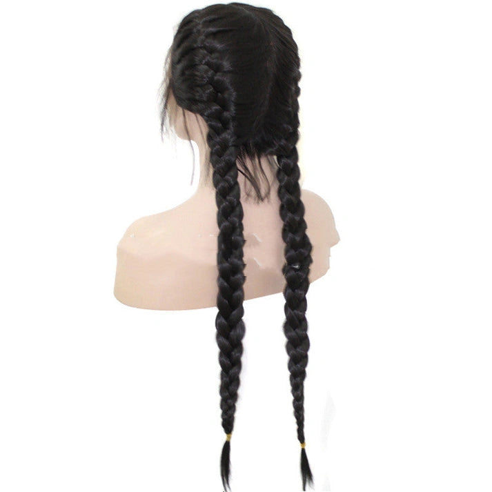 Aaponminimarket Black Front Lace Wig
