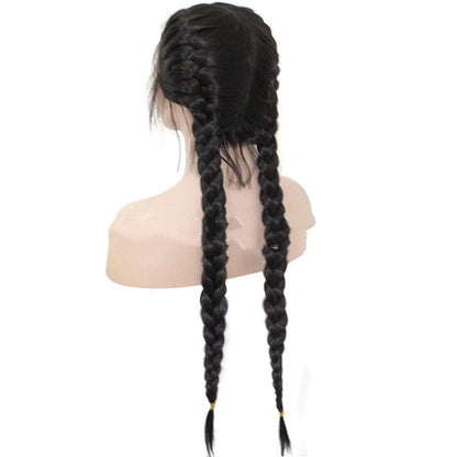 Aaponminimarket Black Front Lace Wig