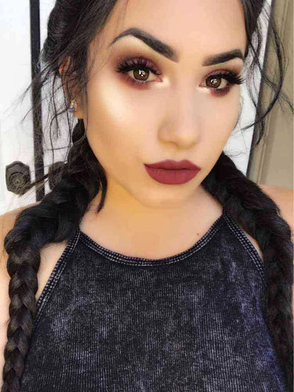 Aaponminimarket Black Front Lace Wig