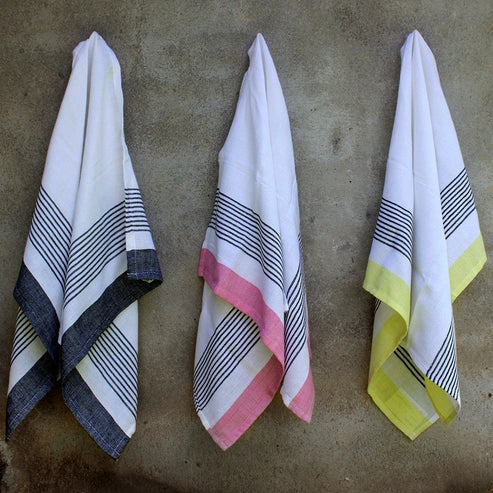 Aaponminimarket Bloc Stripe Kitchen Towels