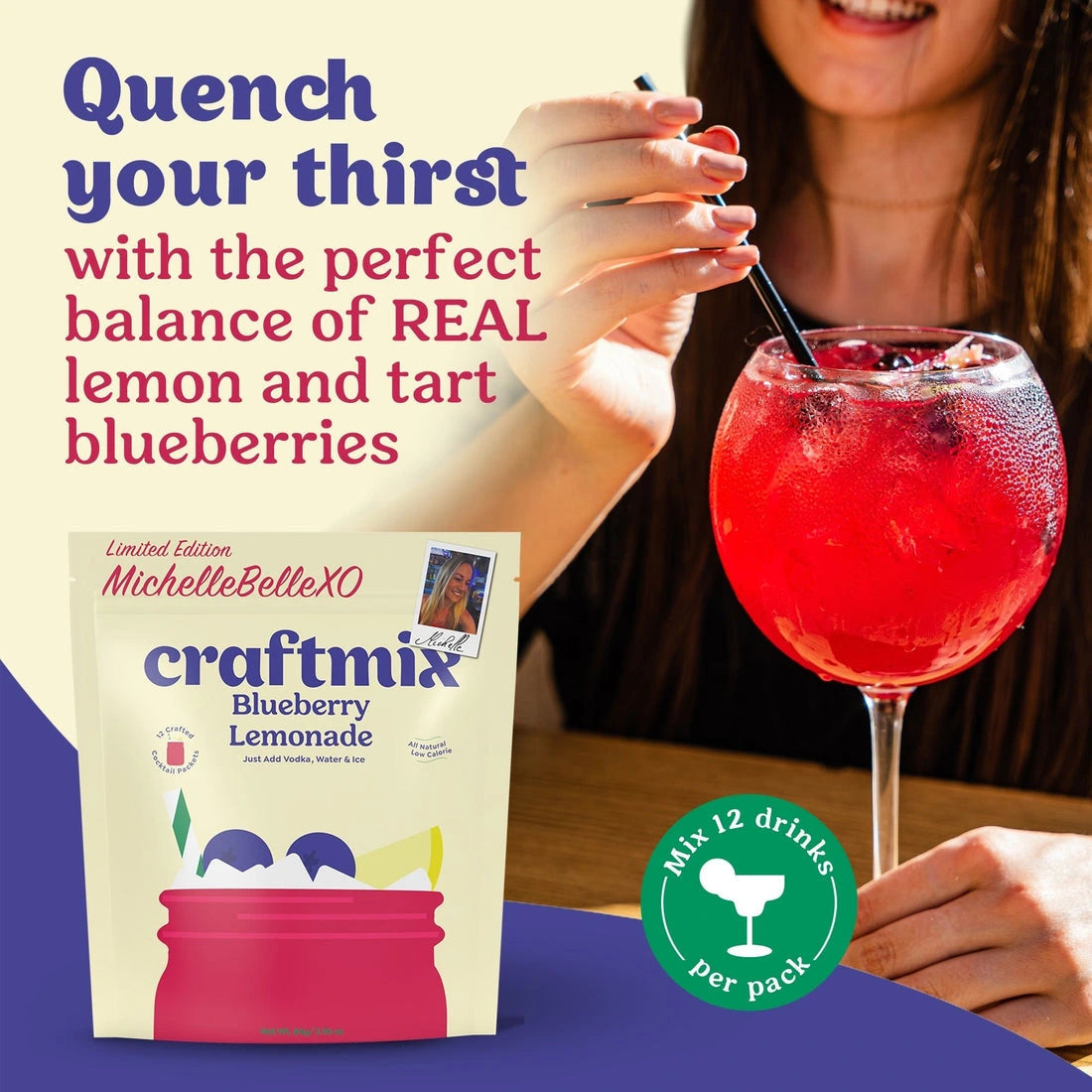 Aaponminimarket Blueberry Lemonade (12 Pack)