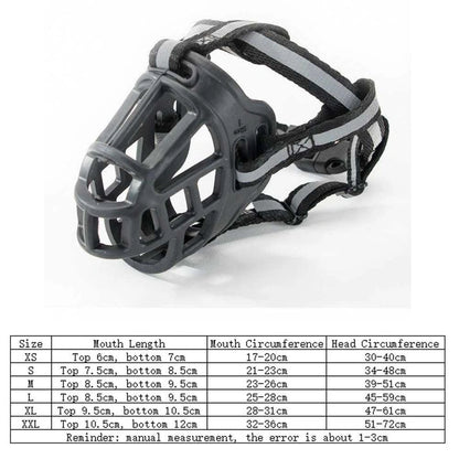 Aaponminimarket Breathable Basket Muzzles
