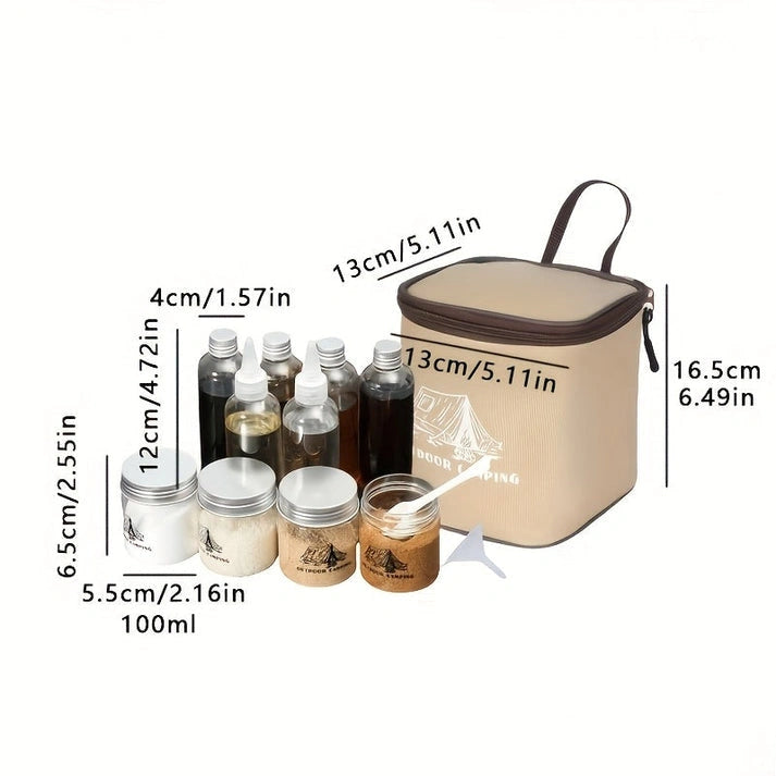 Aaponminimarket Camping Spice Containers (10pc)