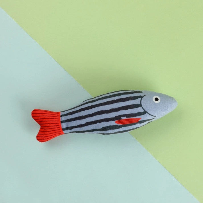 Aaponminimarket Canvas Interactive Mint Fish Teaser Cat Wand