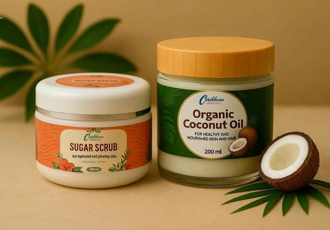 Aaponminimarket Caribbean Emerald Tropical Spirit Sugar Scrub 250ml