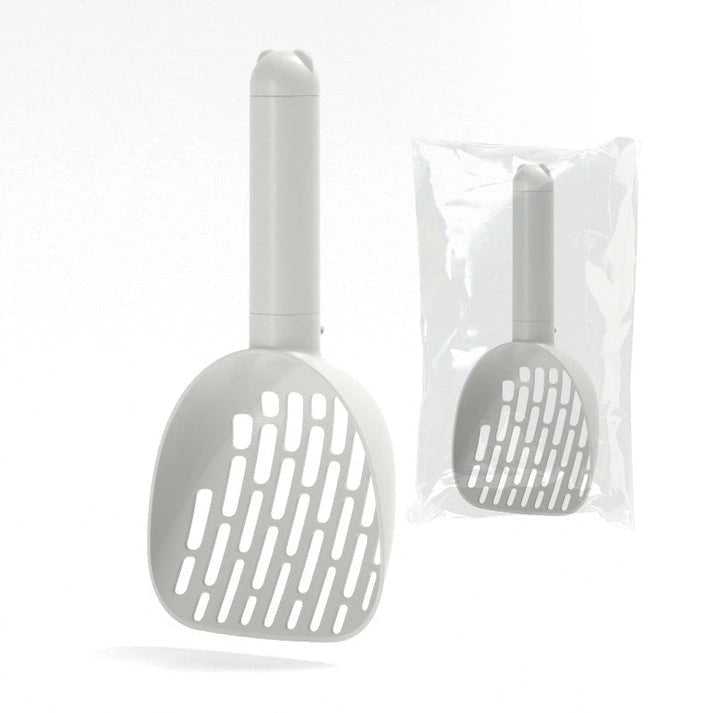 Aaponminimarket Cat Litter Scoop Plastic Cats Poop Scoop