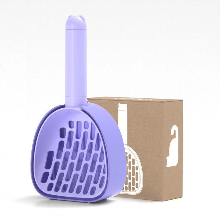Aaponminimarket Cat Litter Scoop Plastic Cats Poop Scoop