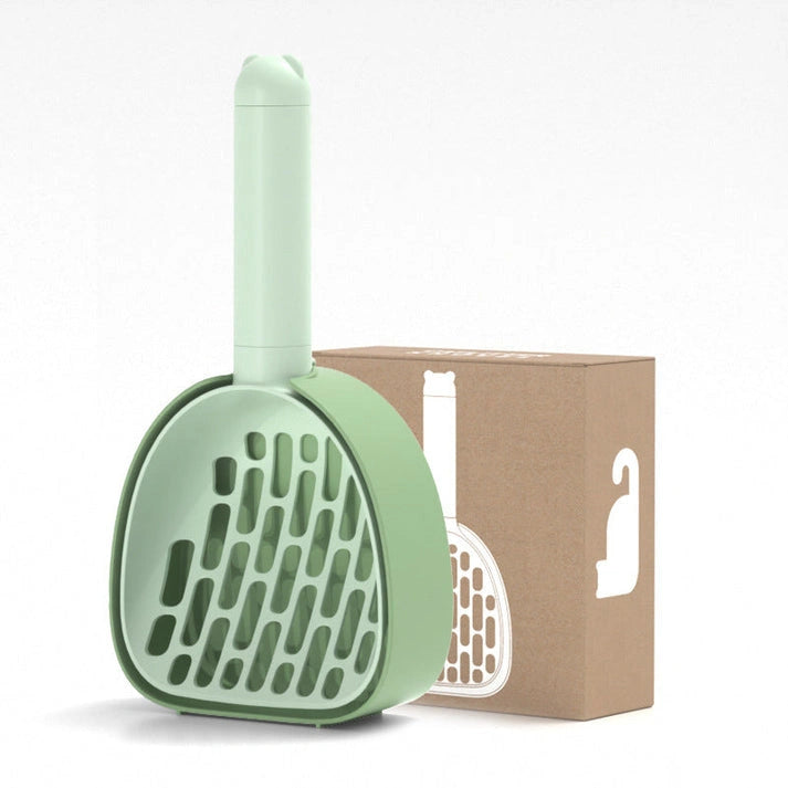 Aaponminimarket Cat Litter Scoop Plastic Cats Poop Scoop