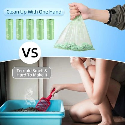 Aaponminimarket Cat Litter Scoop with Bags