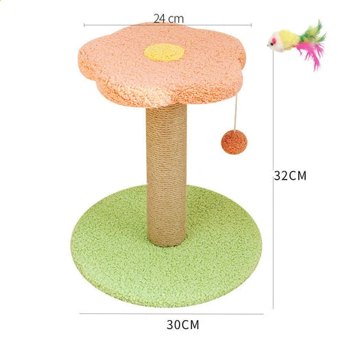 Aaponminimarket Cat Scratcher with Sisal Winding and Hemp Surface