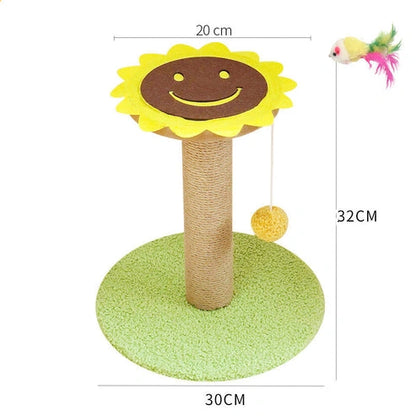 Aaponminimarket Cat Scratcher with Sisal Winding and Hemp Surface