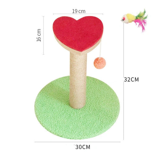 Aaponminimarket Cat Scratcher with Sisal Winding and Hemp Surface