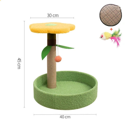 Aaponminimarket Cat Scratcher with Sisal Winding and Hemp Surface