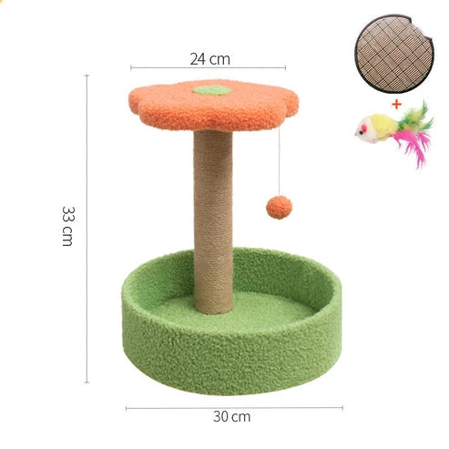 Aaponminimarket Cat Scratcher with Sisal Winding and Hemp Surface