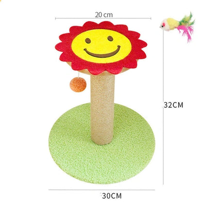 Aaponminimarket Cat Scratcher with Sisal Winding and Hemp Surface