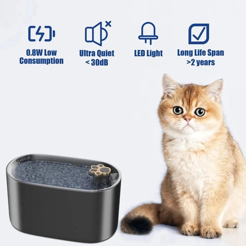 Aaponminimarket Cat Water Fountain Filter Automatic