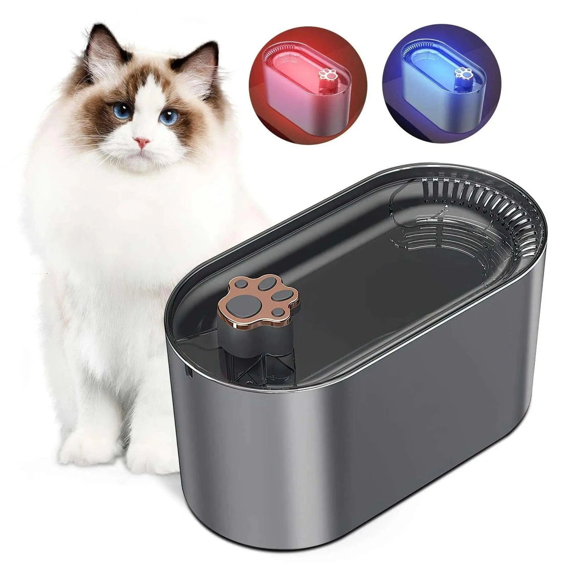 Aaponminimarket Cat Water Fountain Filter Automatic