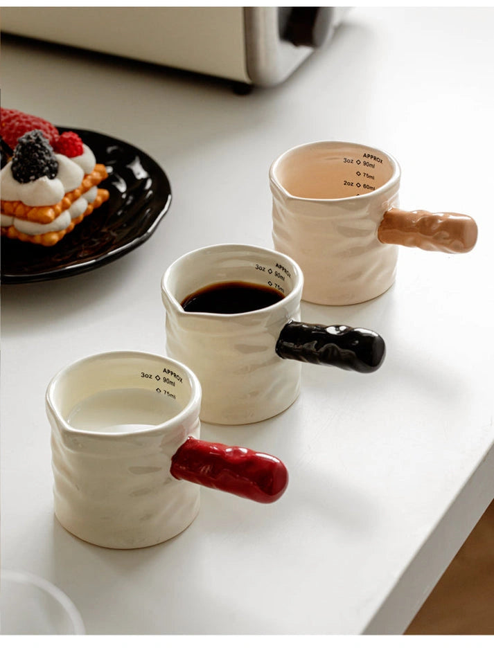 Aaponminimarket Ceramic Coffee Measuring Cup