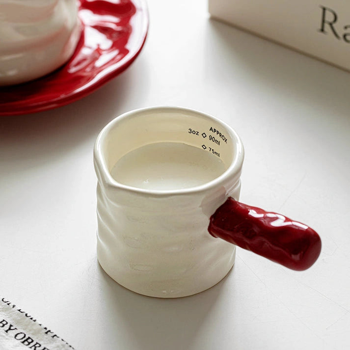Aaponminimarket Ceramic Coffee Measuring Cup