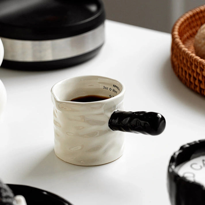 Aaponminimarket Ceramic Coffee Measuring Cup