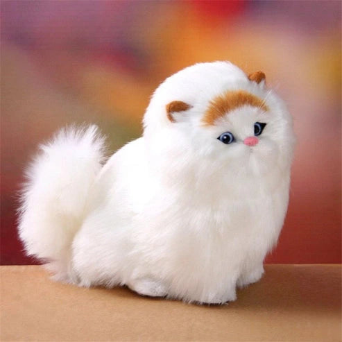 Aaponminimarket Charming Electric Interactive Plush Kitty Toy